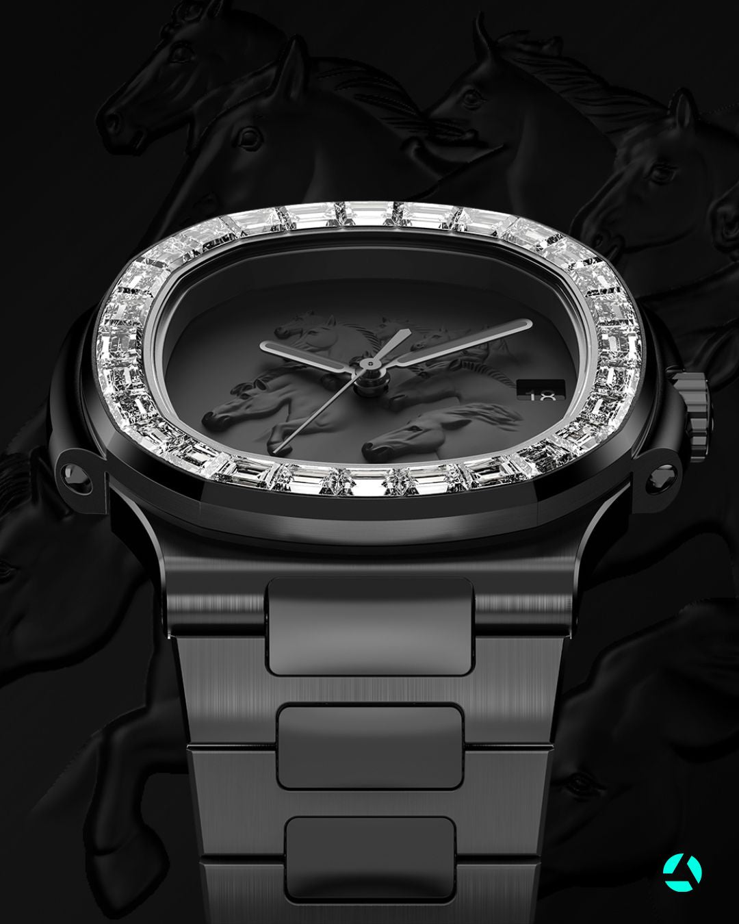 Patek Philippe Nautilus Gets a Custom CHINESE HORSE YEAR Makeover 百达翡丽 鹦鹉螺5711 马年定制宝石腕表 | WORLDTIMER
