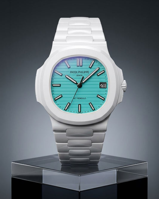 Unveiling the TIFFANY BLUE NAUTILUS in a Whole New Light 来体验前所未有的 百达翡丽蒂芙尼 鹦鹉螺5711 | WORLDTIMER