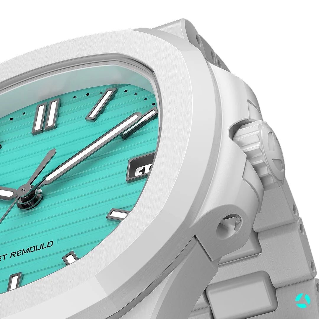 Patek Philippe 5711 Tiffany Nautilus AET REMOULD Full Ceramic Watch (Retail: US$85,500)