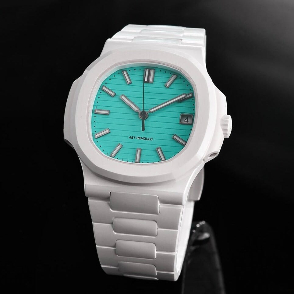 百達翡麗 金鷹5711 Tiffany AET Remould Tiffany Blue Nautilus "LEFKADA BLUE" 5711 Tiffany | WORLDTIMER