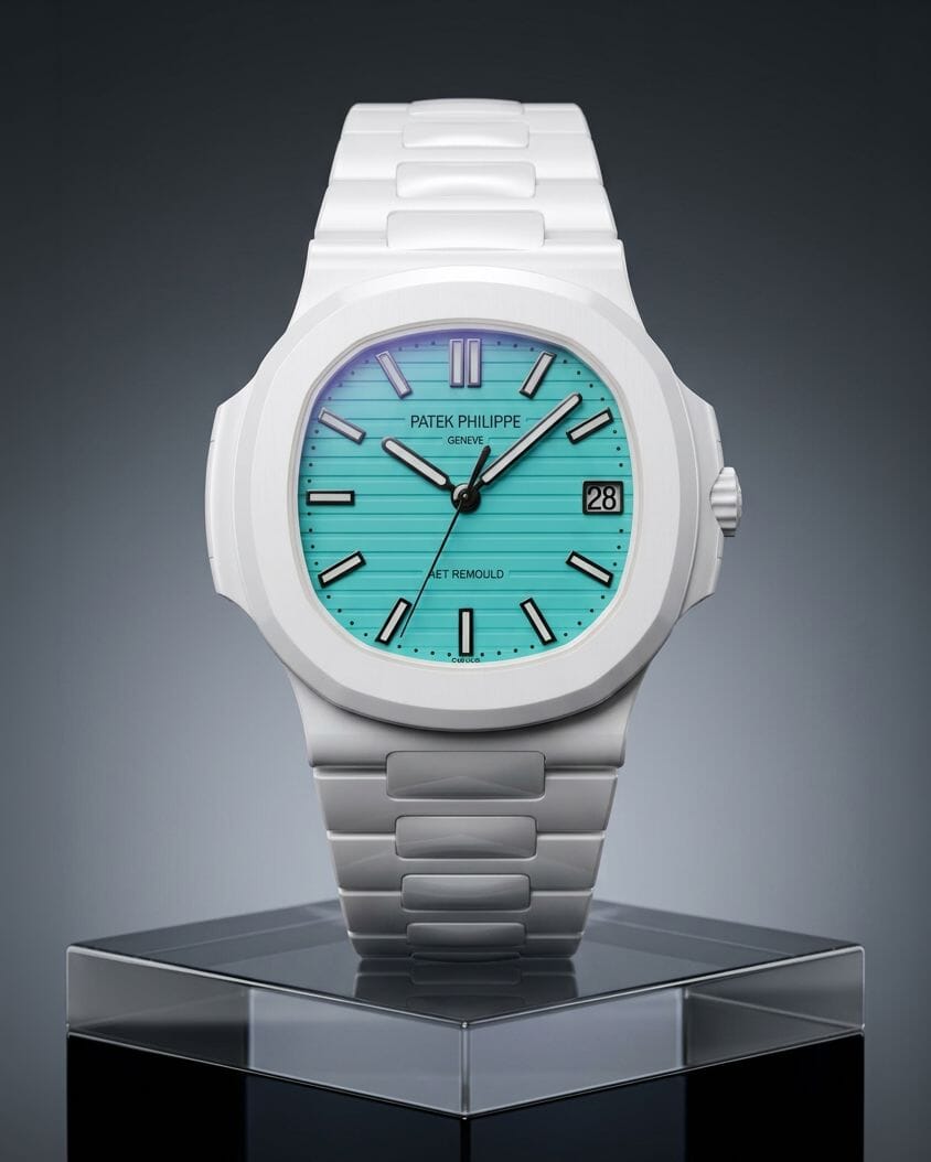 Unveiling the TIFFANY BLUE NAUTILUS in a Whole New Light 来体验前所未有的 百达翡丽蒂芙尼 鹦鹉螺5711 | WORLDTIMER