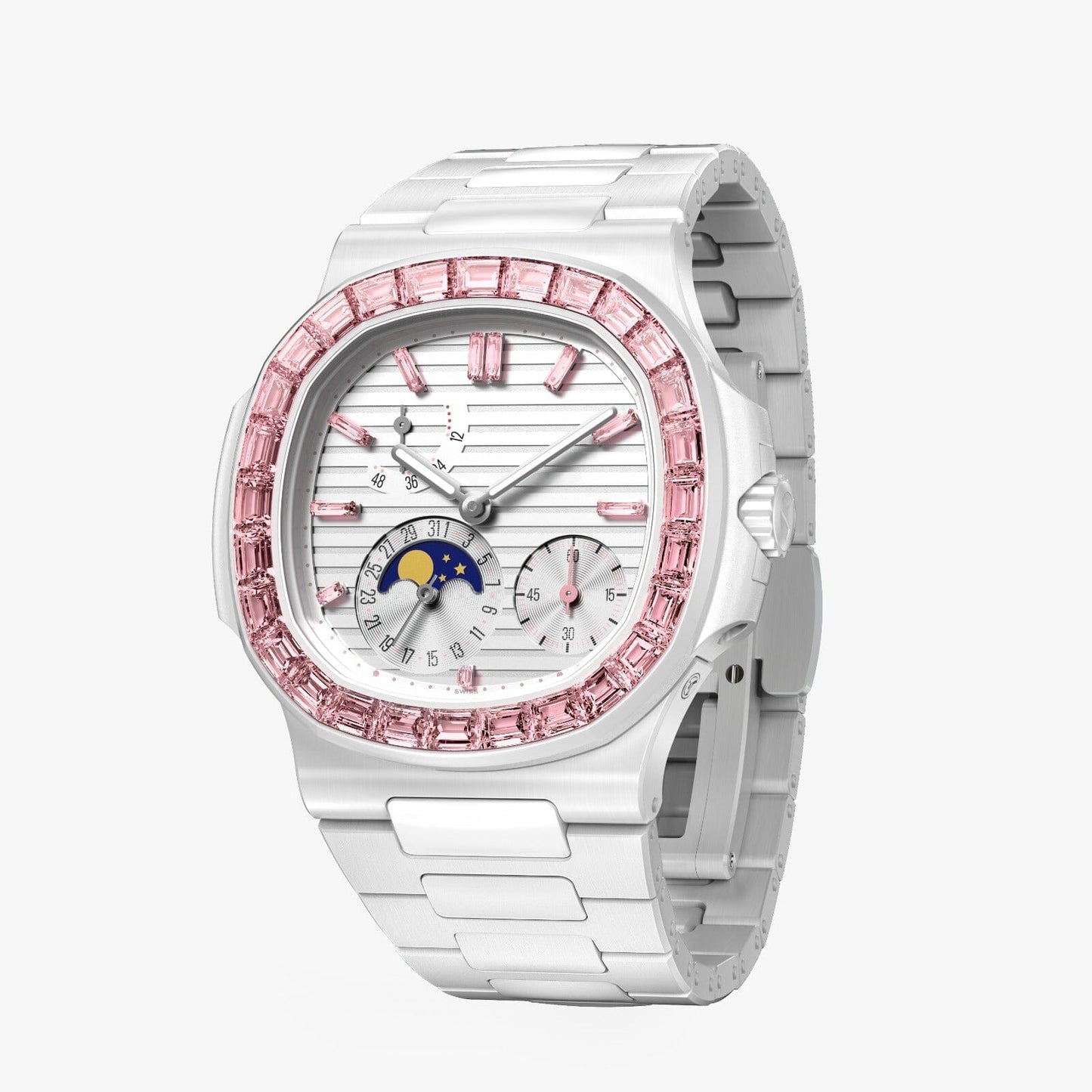 Patek Philippe 5712 AET Remould EOS 百达翡丽 粉红宝石 鹦鹉螺5712 | WORLDTIMER