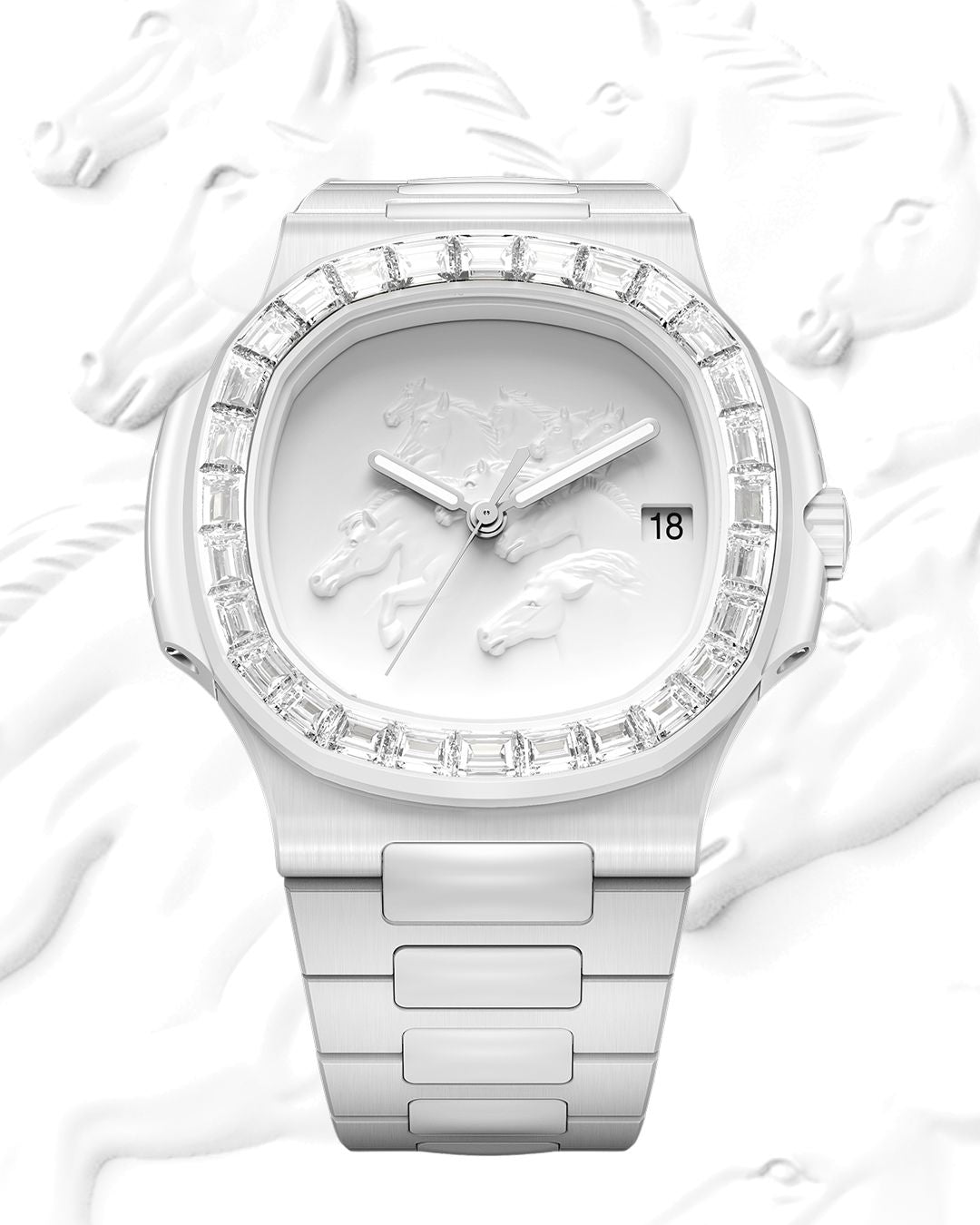 Patek Philippe Nautilus CHINESE HORSE YEAR Ladies Watch 百达翡丽 鹦鹉螺5711 马年定制宝石女士表 | WORLDTIMER