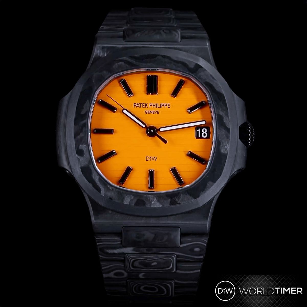 Patek Philippe Nautilus DiW Black Grail Orange Dial 百达翡丽鹦鹉螺 DiW 5711 橙面黑圣杯 | WORLDTIMER