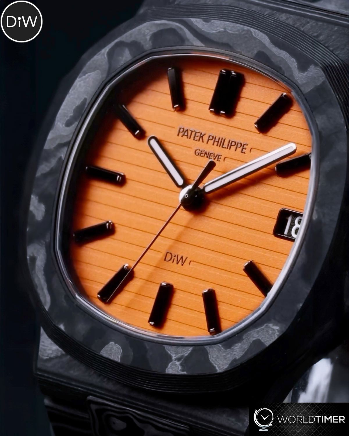 Patek Philippe Nautilus DiW Black Grail Orange Dial 百达翡丽鹦鹉螺 DiW 5711 橙面黑圣杯 | WORLDTIMER