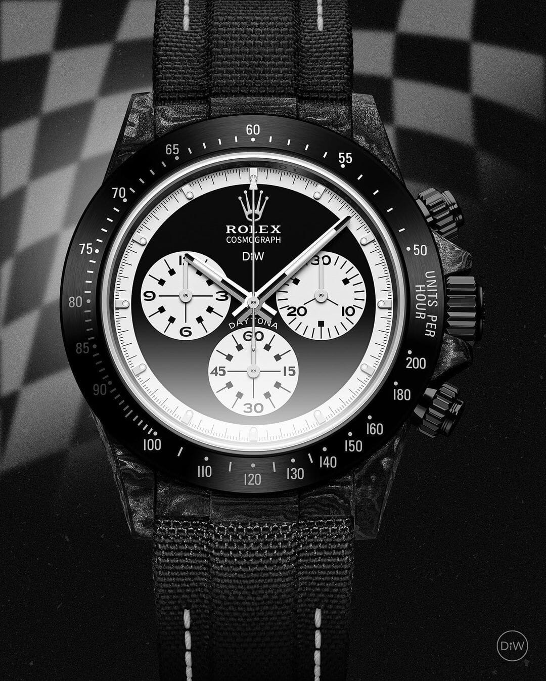 PAUL NEWMAN BLACK DLC Rolex DiW Daytona 劳力士DiW 碳纤维迪通拿 | WORLDTIMER