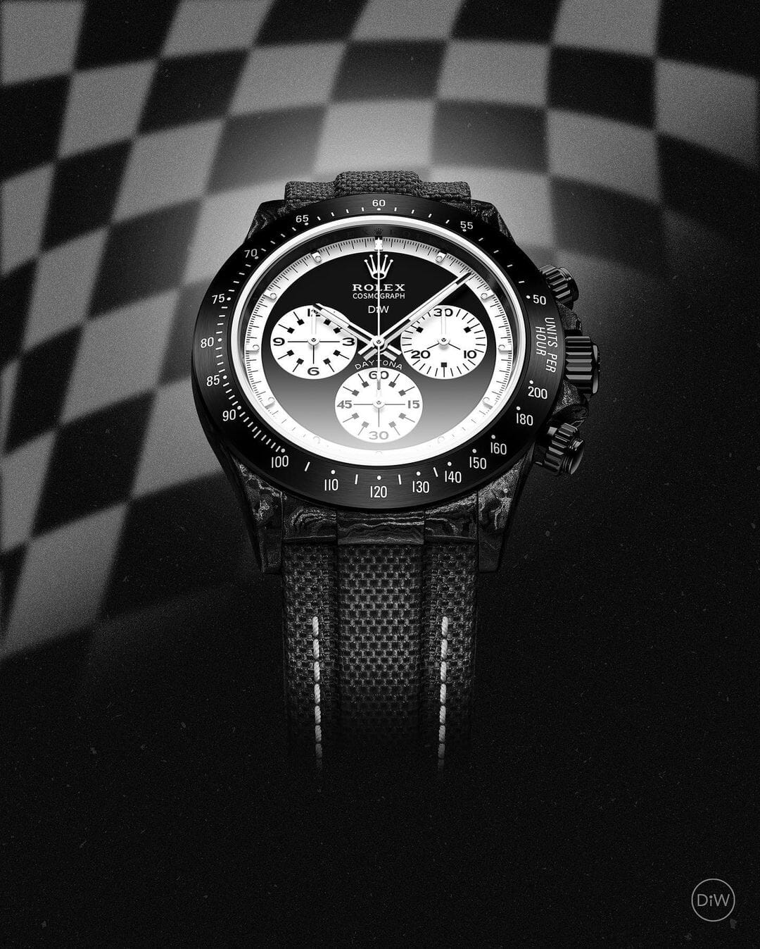 PAUL NEWMAN BLACK DLC Rolex DiW Daytona 劳力士DiW 碳纤维迪通拿 | WORLDTIMER