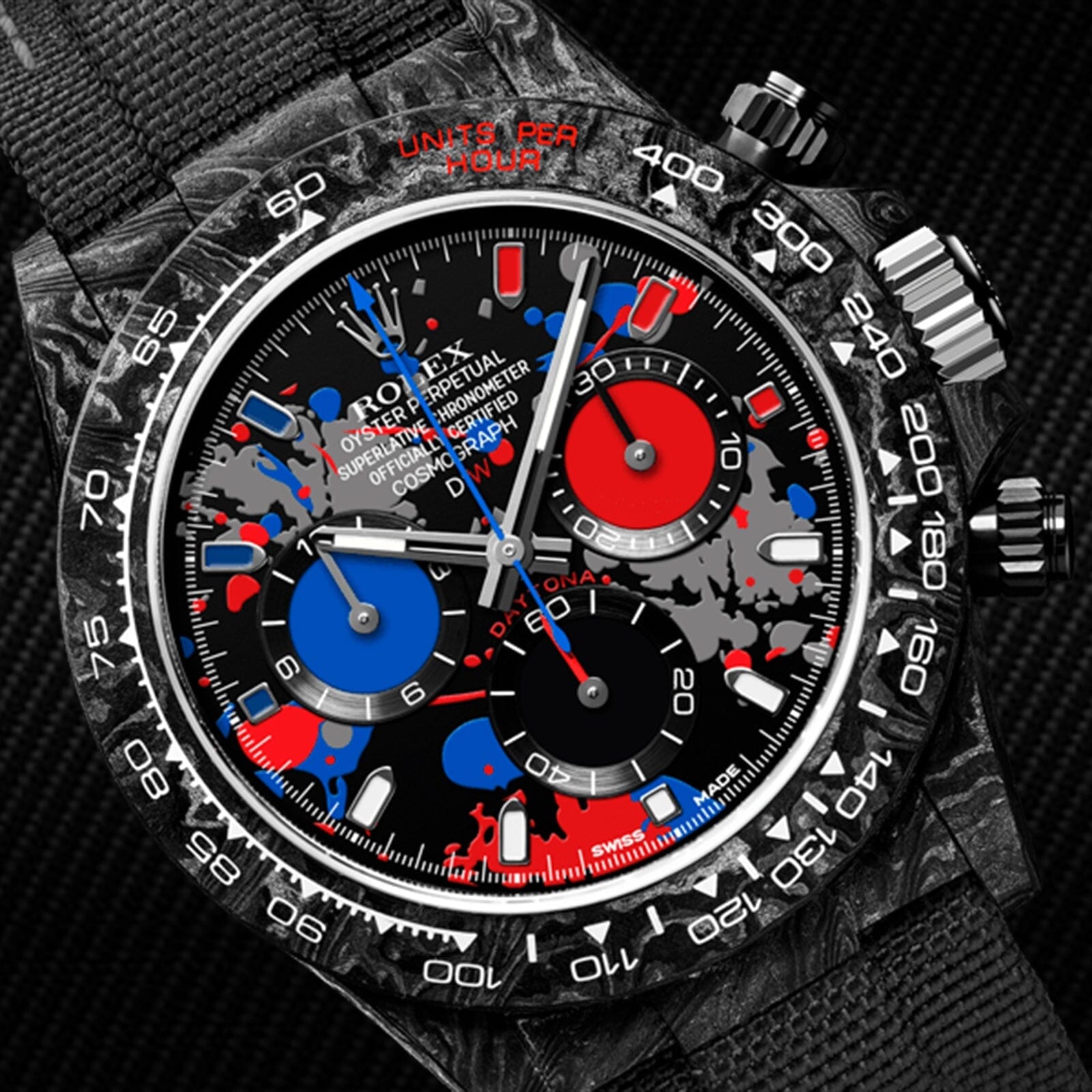 DiW Rolex PEPSI Daytona “MOTLEY 3S" 劳力士百事圈 DiW迪通拿 | WORLDTIMER
