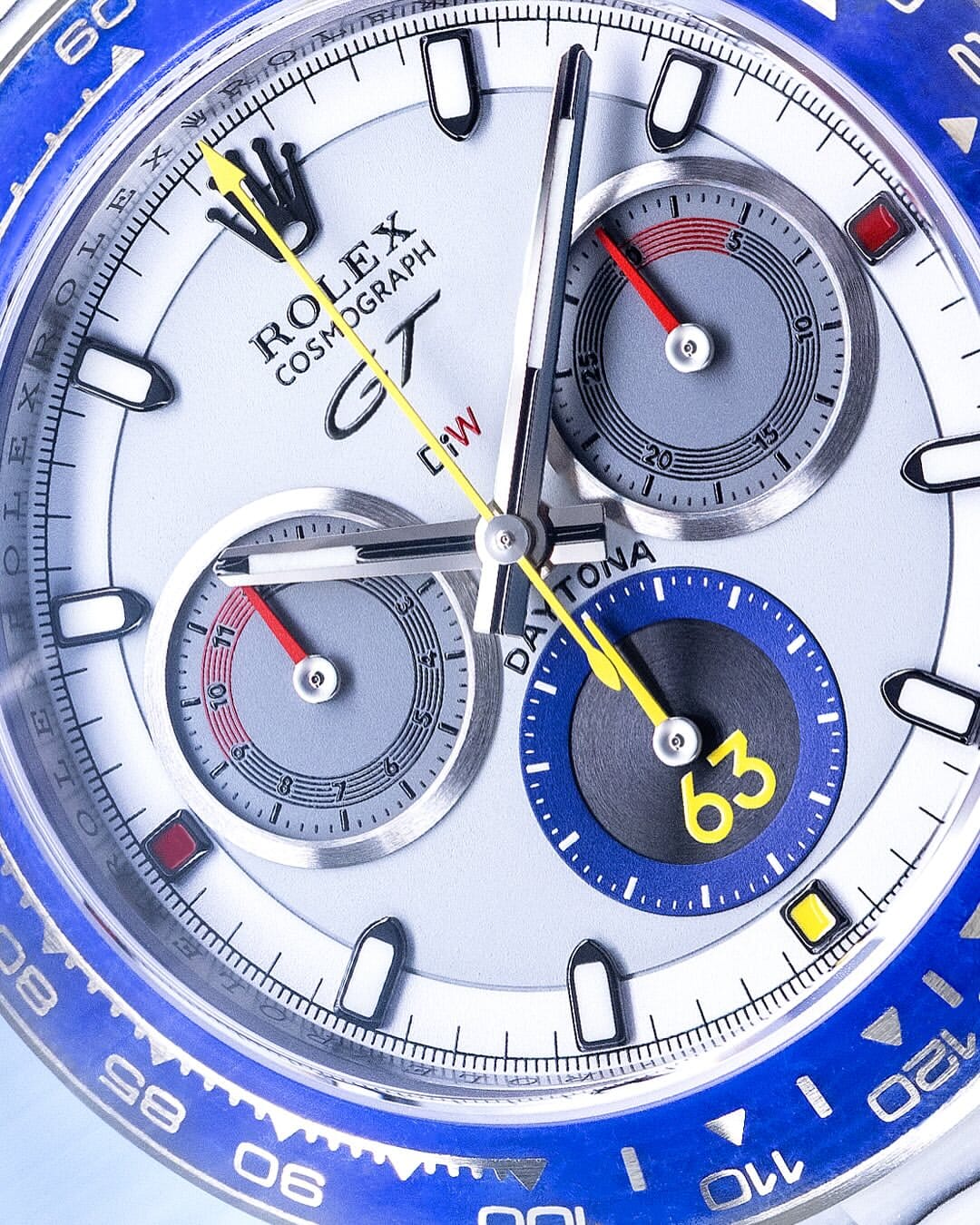 Porsche 911 GT3 Rolex DiW Daytona CarboQuartz UNIQUE WATCH 保时捷911 GT3 劳力士 DiW迪通拿  独一无二石英纤维腕表 | WORLDTIMER
