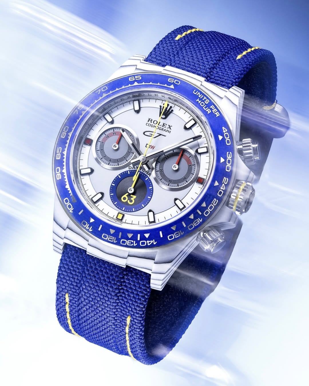 Porsche 911 GT3 Rolex DiW Daytona CarboQuartz UNIQUE WATCH 保时捷911 GT3 劳力士 DiW迪通拿  独一无二石英纤维腕表 | WORLDTIMER