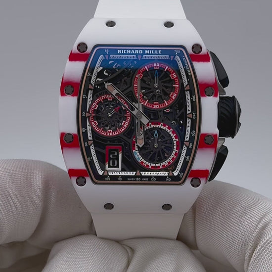 Richard Mille RM 72-01 Charles Leclerc 理查德米勒法拉利 RM 72-01 自动上链飞返计时码表 | WORLDTIMER