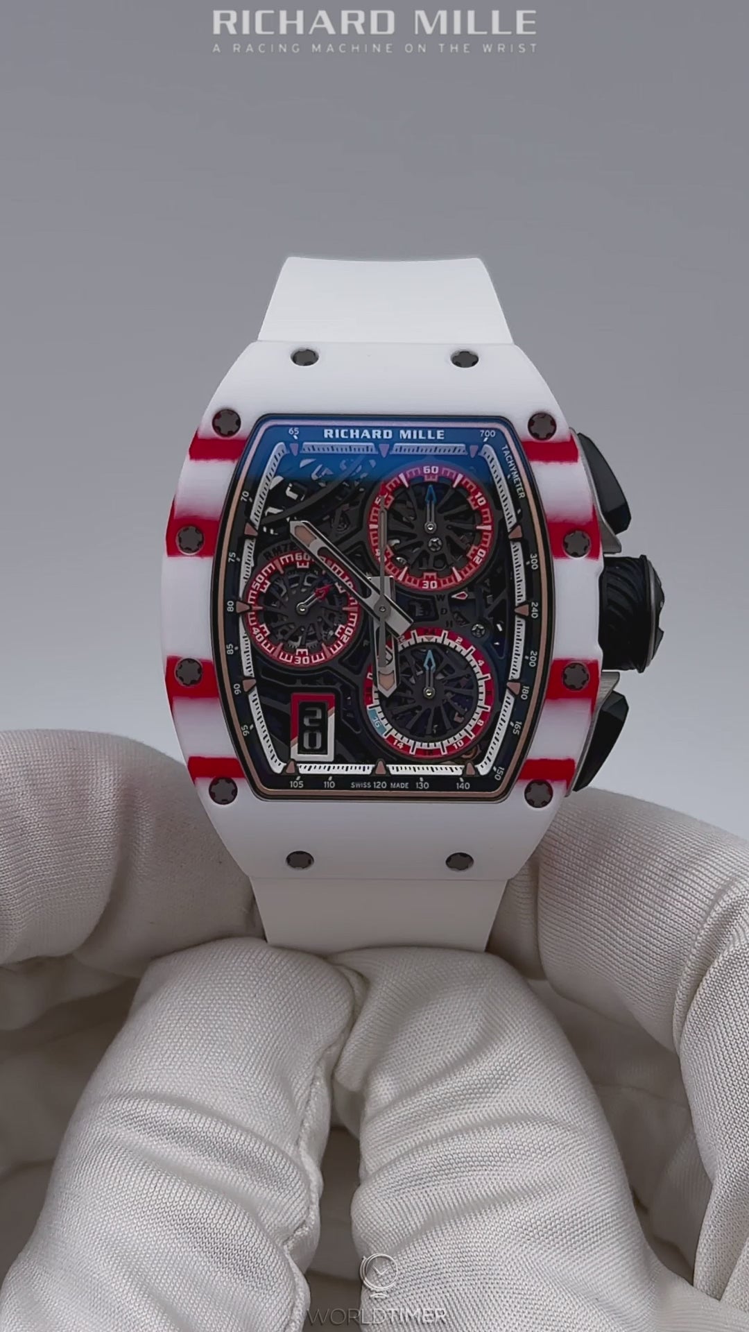 Richard Mille RM 72-01 Charles Leclerc 理查德米勒法拉利 RM 72-01 自动上链飞返计时码表 | WORLDTIMER