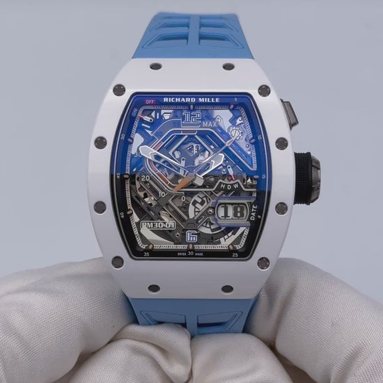 Richard Mille RM 30-01 Ceramic Declutchable Rotor 理查米尔 RM 30-01 白陶瓷 离合摆陀自动上链腕表 | WORLDTIMER