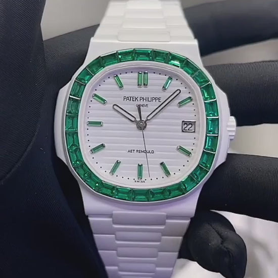 AET REMOULD Patek Philippe Nautilus COSMOS Collection 百達翡麗 鹦鹉螺5711 COSMOS系列 全陶瓷手錶 | WORLDTIMER