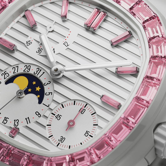 Patek Philippe 5712 AET Remould EOS 百达翡丽 粉红宝石 鹦鹉螺5712 | WORLDTIMER