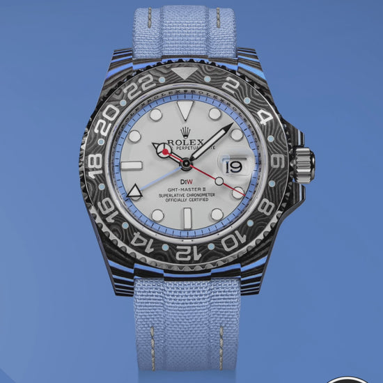 Rolex GMT Master 2 DiW SKYBOUND CarboQuartz 与 NTPT碳纤维 结合的 DiW 劳力士格林尼治 | WORLDTIMER