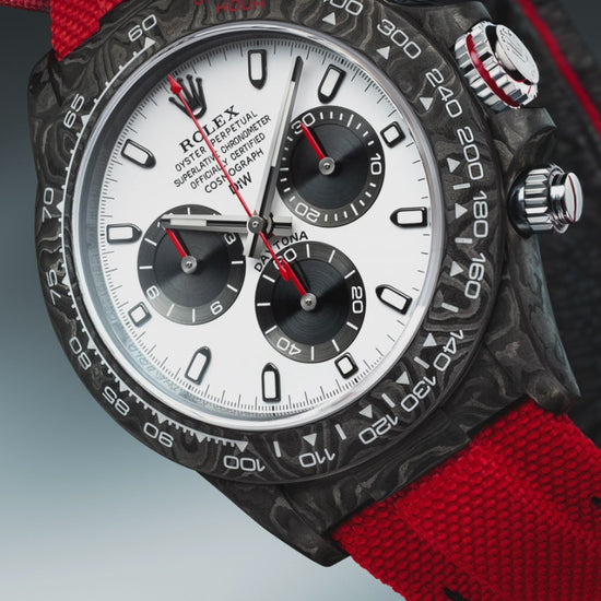 Rolex Carbon Daytona DiW SPEEDSTER WHITE Unique Edition - An Unique Watch Just Need Very Small Changes | WORLDTIMER