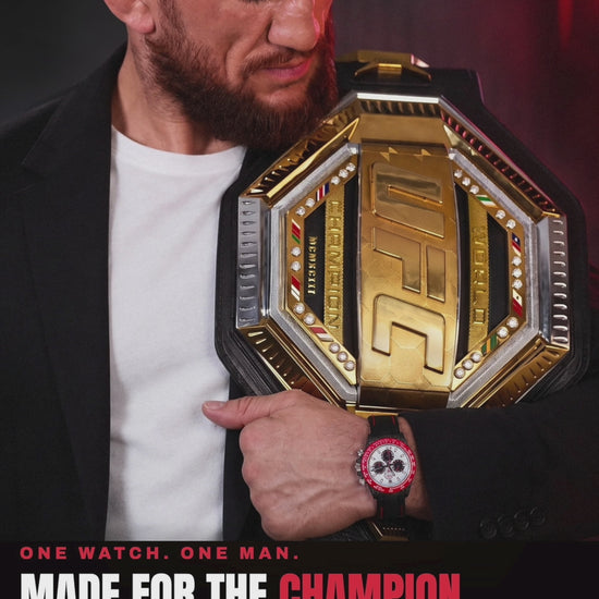 Merab Dvalishvili Rolex DiW Daytona UFC Champion Watch UFC冠军 劳力士 DiW迪通拿 独一无二腕表  | WORLDTIMER