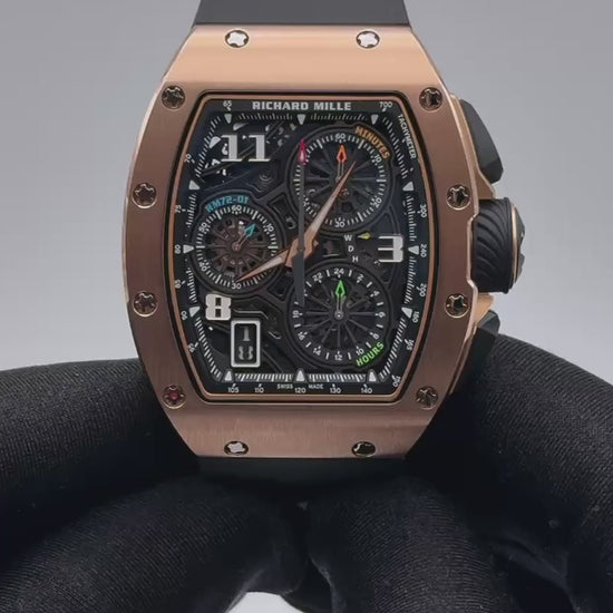 Richard Mille RM 72-01 Red Gold Lifestyle Flyback Chronograph 理查米尔 RM 72-01 玫瑰金 飞返计时码表 | WORLDTIMER