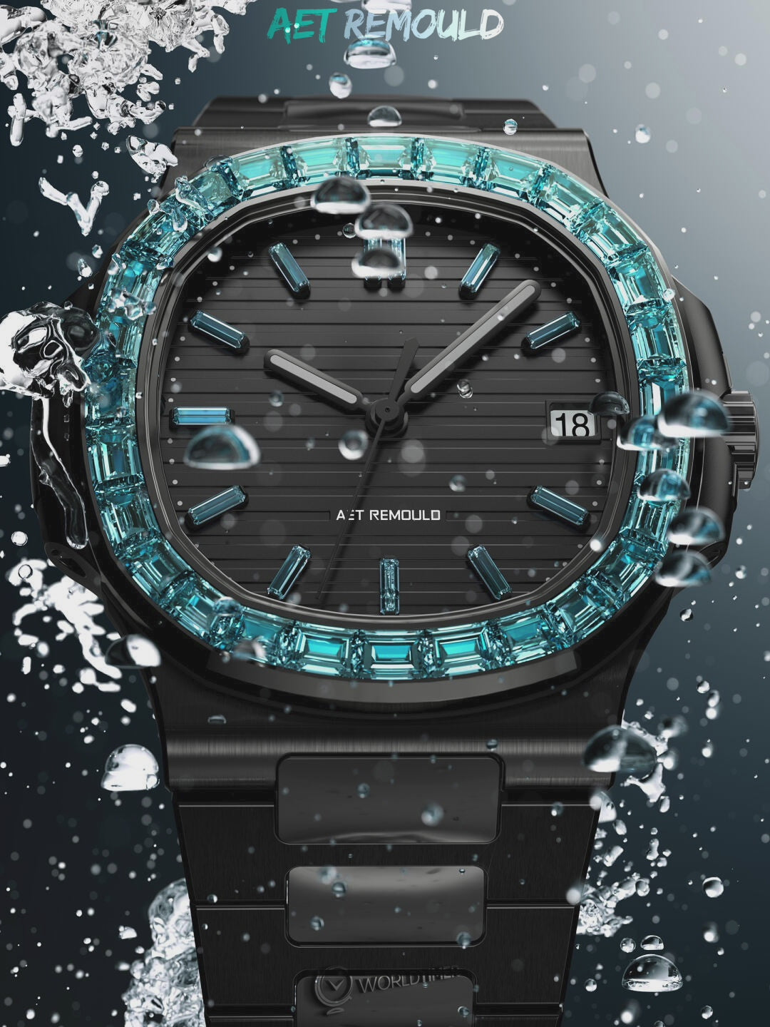 AET REMOULD Patek Philippe Nautilus 5711 DIAMOND | 百达翡丽Nautilus 鹦鹉螺5711 DIAMOND | WORLDTIMER