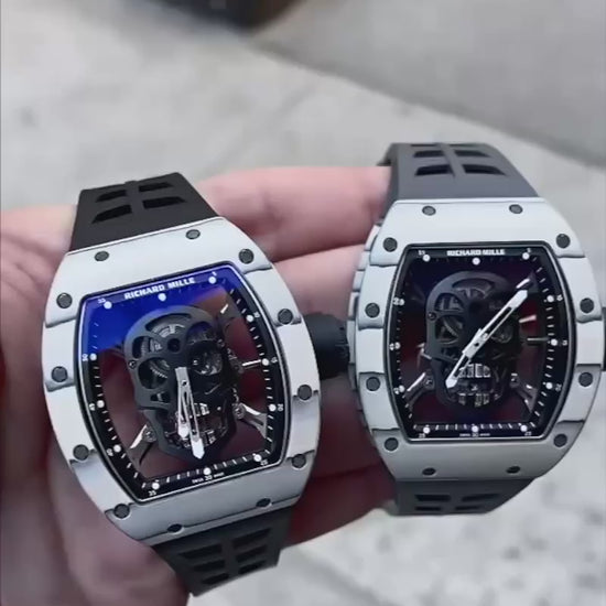 Richard Mille RM 52-01 White TPT Skull Tourbillon 理查德米勒rm5201 骷髅头 | WORLDTIMER