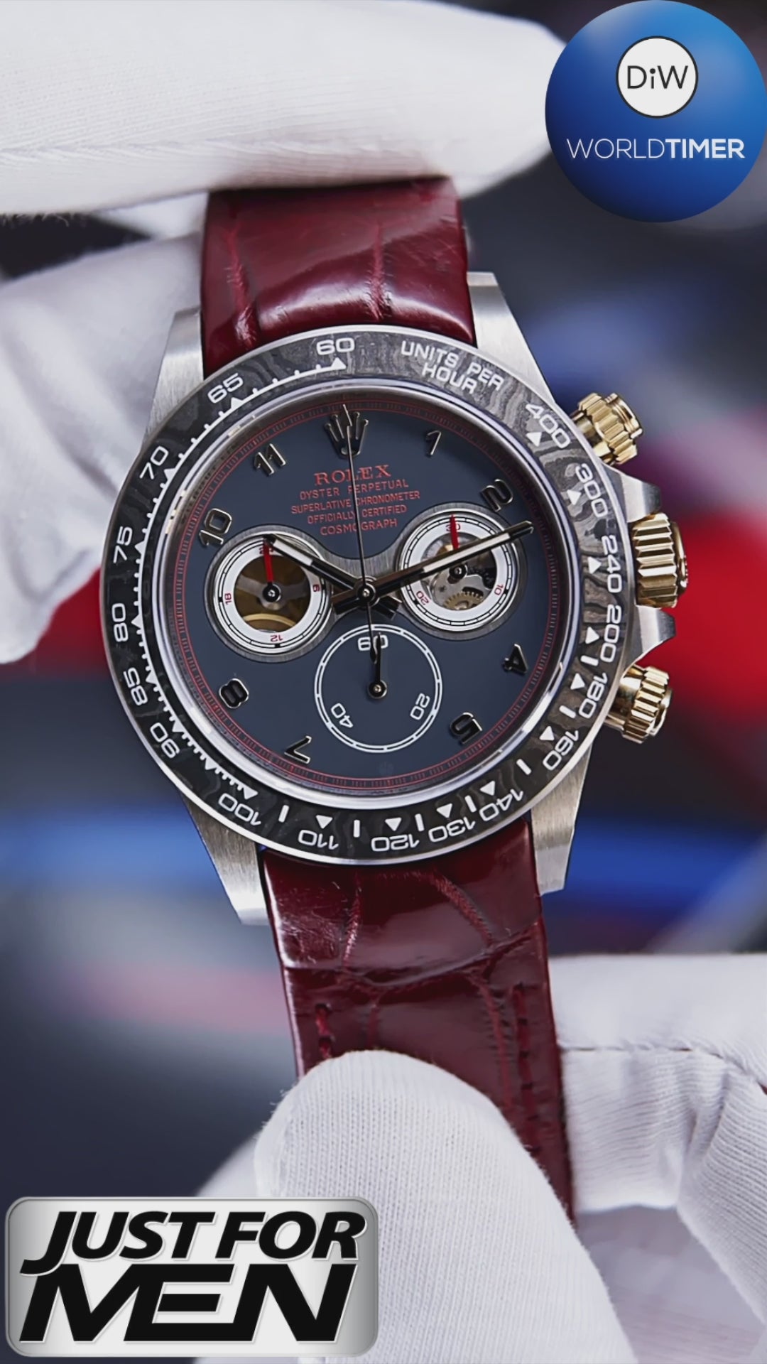 Gold Crowns on Titanium & NTPT Carbon Fiber? DiW Just Did It | WORLDTIMER