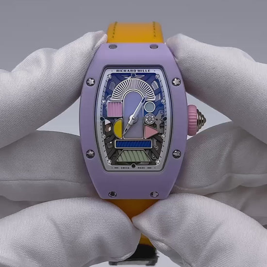 Richard Mille RM 07-01 Lavender Pink 理查米尔 RM 07-01 紫色 陶瓷女士表 | WORLDTIMER