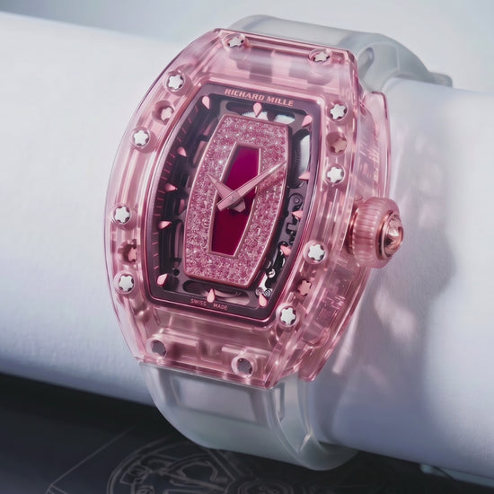 Richard Mille RM 07-01 Sapphire Pink Womens Watch AET REMOULD 理查德米勒水晶 RM 07-01 粉色女表 | WORLDTIMER