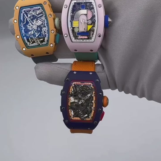 Richard Mille RM 07-04 Sport Salmon Pink Automatic Ladies Watch 理查德米勒女表 RM 07-04 三文鱼粉色 | WORLDTIMER