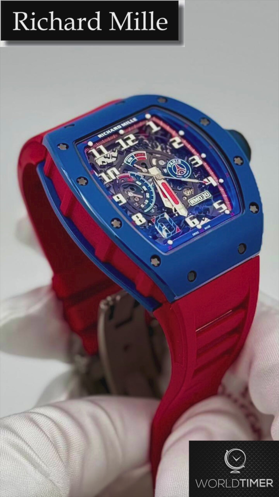 Richard Mille RM 030 PARIS SAINT-GERMAIN 理查米尔 RM 030 PSG | WORLDTIMER