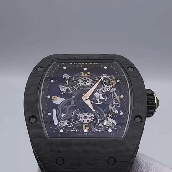 Richard Mille RM 17-01 Black NTPT Tourbillon 理查德米勒 RM 17-01 Black TPT Carbon 陀飞轮腕表 | WORLDTIMER