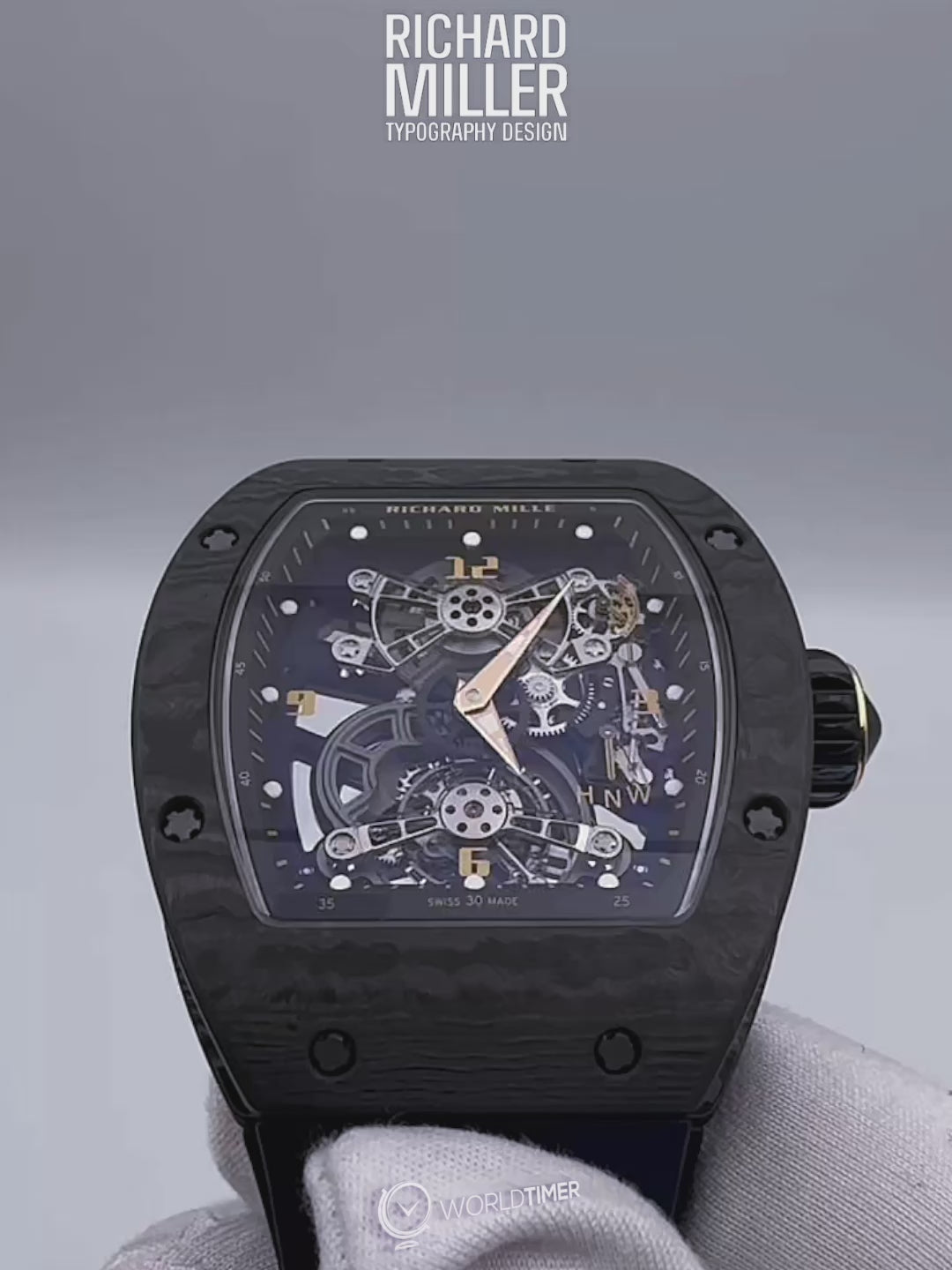 Richard Mille RM 17-01 Black NTPT Tourbillon 理查德米勒 RM 17-01 Black TPT Carbon 陀飞轮腕表 | WORLDTIMER