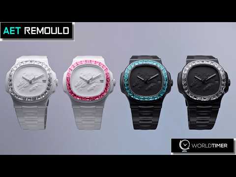 AET REMOULD Patek Diamond Nautilus TOPAZ｜💎HORSE Year CNY Edition🐎🧧 马年春节 百达翡丽鹦鹉螺 钻石时尚女表 | WORLDTIMER