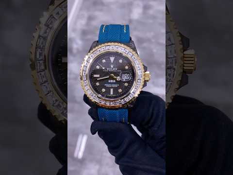 NTPT Carbon Rolex DiW Sea Dweller TURQUISE BAGUETTE 谢惠福 劳力士海使型 | WORLDTIMER