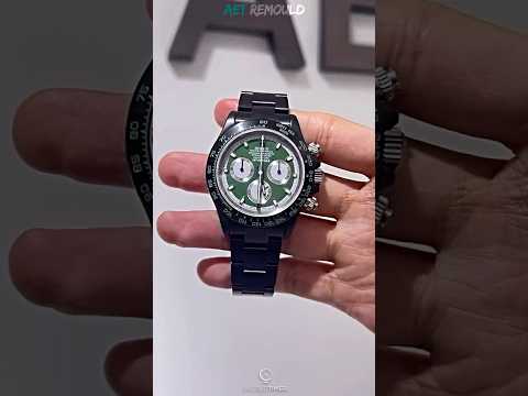 Rolex Daytona AET Remould KASHMIR GREEN BLACK CERAMIC 陶瓷劳力士迪通拿 | WORLDTIMER