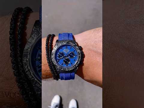 MIAMI BLUE Rolex DiW Daytona 劳力士DiW 碳纤维迪通拿 | WORLDTIMER