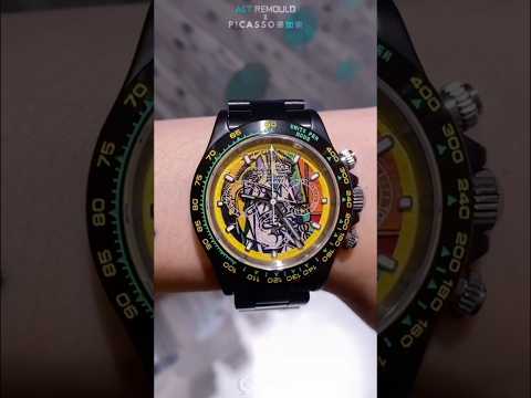 The Colorful World of Picasso Inspired AET REMOULD Rolex Daytona THE WEEPING WOMAN 陶瓷迪通拿 劳力士 | WORLDTIMER