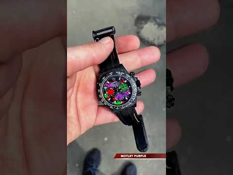 MOTLEY PURPLE UNIQUE Rolex DiW Daytona 劳力士DiW 碳纤维迪通拿 | WORLDTIMER