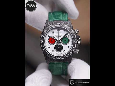 UNIQUE Rolex DiW Daytona UAE Edition 独一无二 劳力士碳纤维 DiW迪通拿 | WORLDTIMER