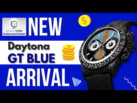 NTPT Carbon Rolex DiW Daytona "GT BLUE" 劳力士DiW 碳纤维迪通拿 | WORLDTIMER