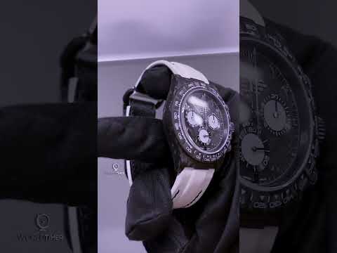 BLACK AND WHITE Rolex DiW Daytona 劳力士DiW 碳纤维迪通拿 | WORLDTIMER