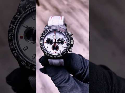 World Lightest Rolex Graphite Daytona DiW SPEEDSTER WHITE 全球最轻NTPT碳纤维 劳力士DiW地通拿 | WORLDTIMER