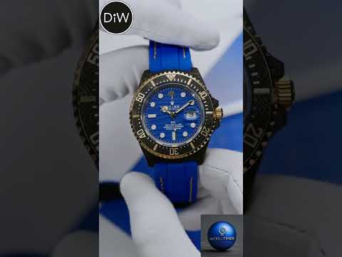 UNIQUE DiW Rolex Sea Dweller PALM TREE 独一无二 劳力士DiW 碳纤维海使型 | WORLDTIMER