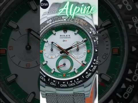 The Ultimate Golfer's Watch: Rolex DiW Daytona ALPINE 高尔夫爱好者的阿尔卑斯風格劳力士迪通拿 | WORLDTIMER 