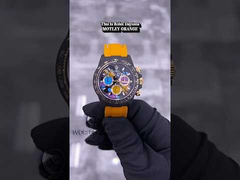 MOTLEY ORANGE Rolex DiW Daytona 碳纤维劳力士 DiW迪通拿 | WORLDTIMER