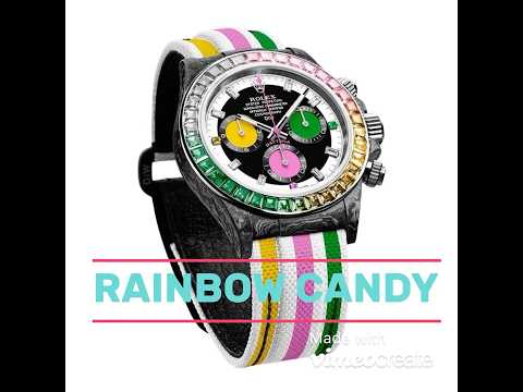DiW Rolex Rainbow Daytona CANDY Ladies Diamond Watch DiW彩虹迪 高端女表 | WORLDTIMER
