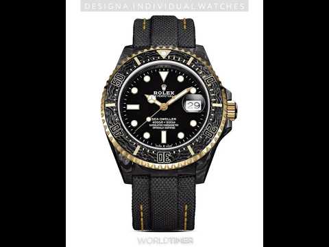 NTPT Carbon DiW Rolex Sea Dweller OG GOLD 劳力士DiW 碳纤维海使型 | WORLDTIMER