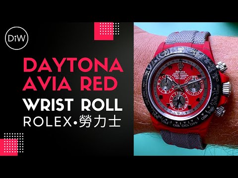 AVIA RED Rolex DiW Daytona CarboQuartz 劳力士DiW 石英纤维迪通拿 | WORLDTIMER