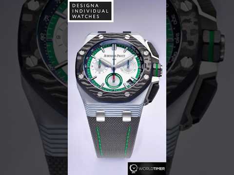 UNIQUE DiW AP Royal Oak Chronograph 26240 "RO ALPINE" 独一无二爱彼皇家橡树计时码表 26240 专为高尔夫球手而设 | WORLDTIMER