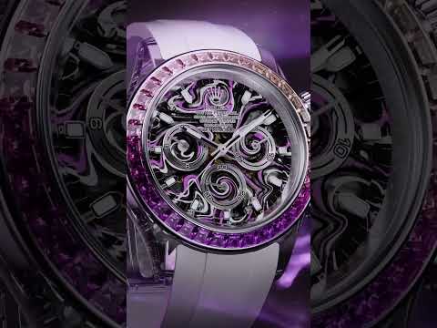 AET REMOULD Rolex Rainbow Daytona Sapphire "NEBULA" | WORLDTIMER